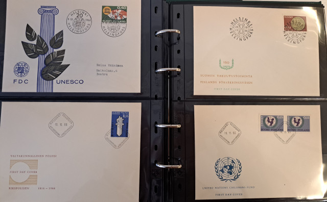 Ensipäiväkuorikansio Suomi 1960-1969 (luettelo)