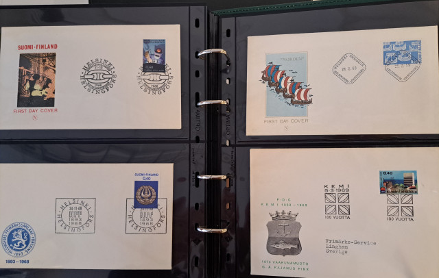 Ensipäiväkuorikansio Suomi 1960-1969 (luettelo)