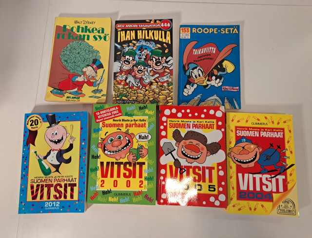 Aku Ankat ja vitsikirjat