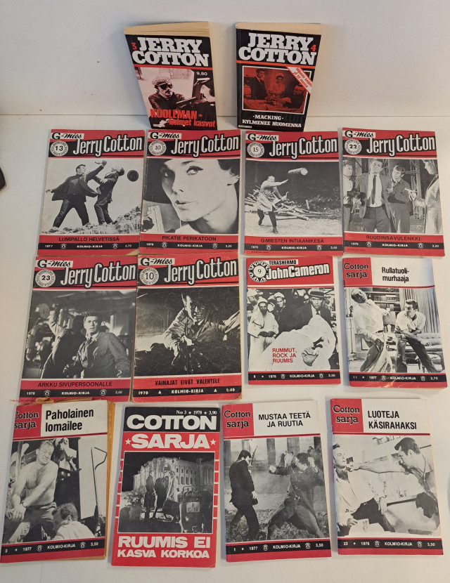 Jerry Cotton kirjoja 14kpl