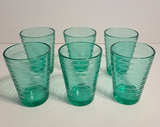 Aino Aalto- vihreät lasit 6kpl