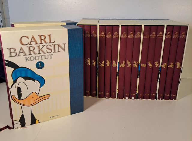 Carl Barksin kootut Aku Ankat 21kpl sarjakuvakirjoja