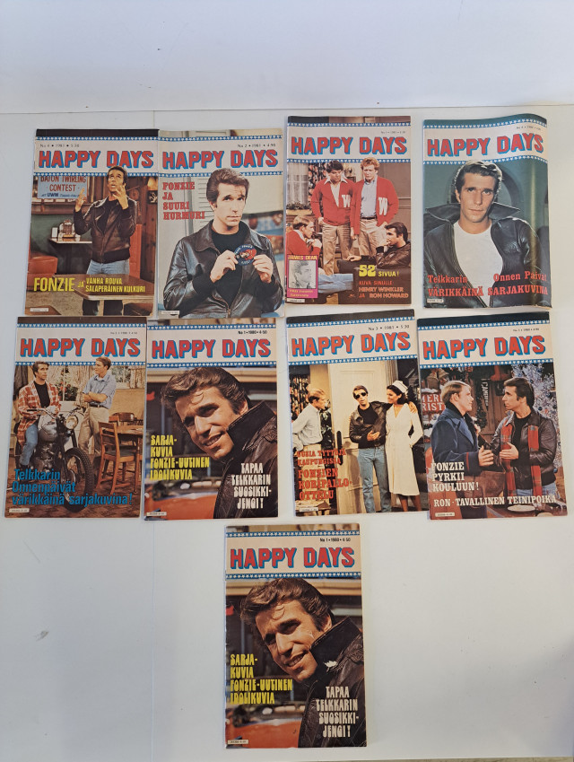 Happy days sarjakuvat 9kpl