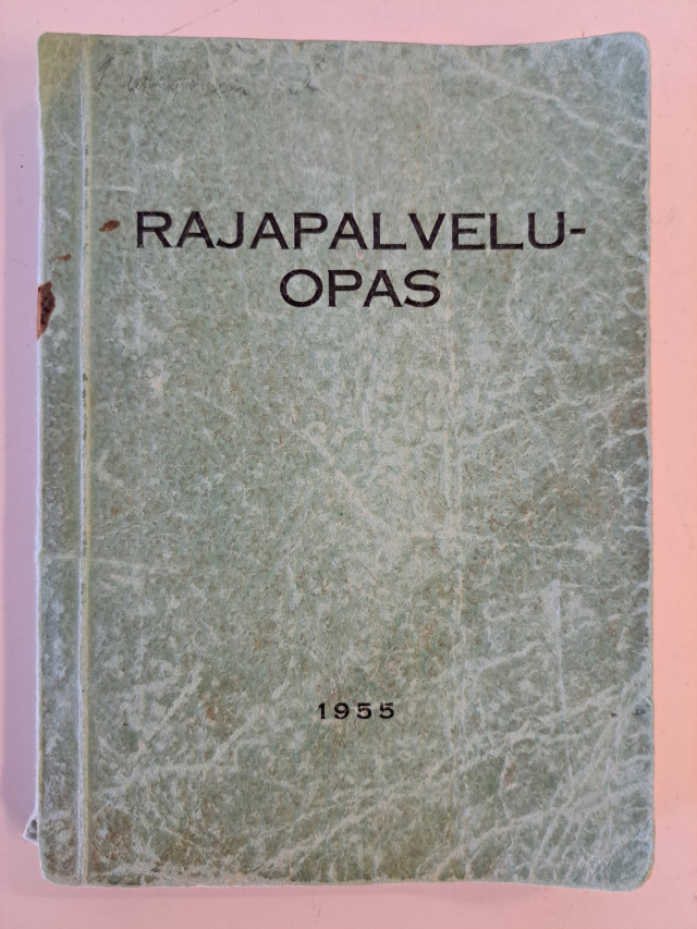 Rajapalveluopas vuodelta 1955