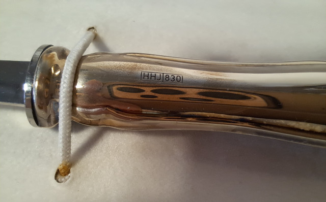 Chippendale hopeinen juustohaarukka