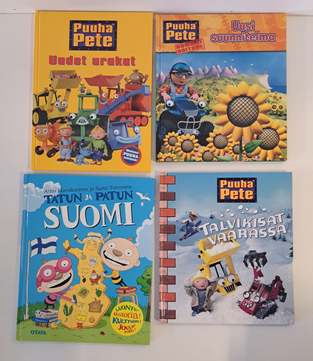 Tatu ja Patu ja Puuhapete kirjat 4kpl
