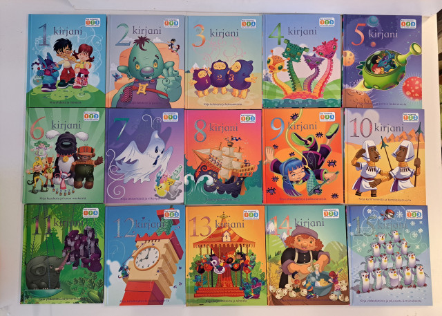 Iso lasten kirjasarja (1kirjani-15kirjani)