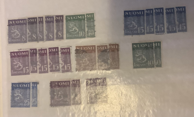 Suomi postimerkkejä
