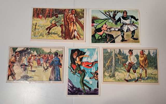 Vanhat keräilykortit 5kpl