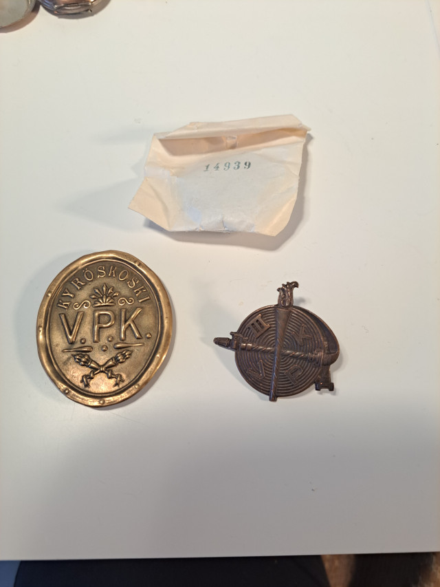 Vanhoja VPK merkkejä