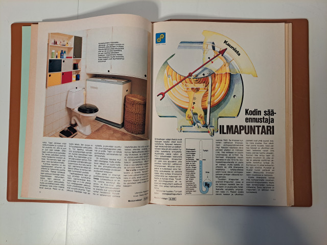 Vanha Mestarinikkari kansio+lehdet 1970-luvulta