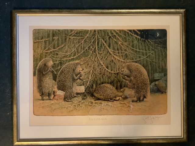 Signeerattu mustesuihkutyö Fritx Jakobsson