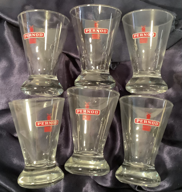 Lasisarja (6 kpl) pernod