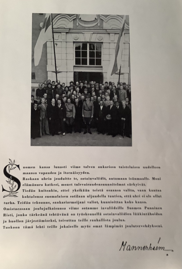 SPR:n joululehdet vuosilta 1940 ja 1945