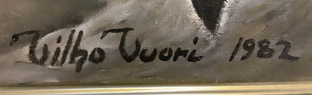 Vilho Vuori 1982. Öljyvärimaalaus