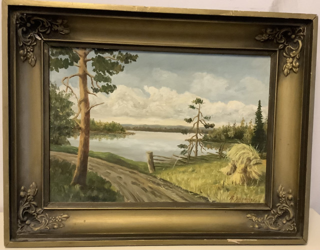 Öljyvärimaalaus levylle