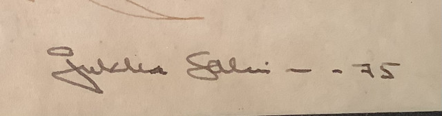 Jukka Salmi 1975 piirros