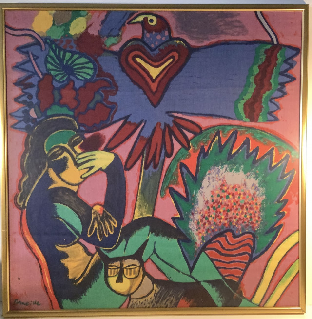 Corneille: painokuva kankaalle