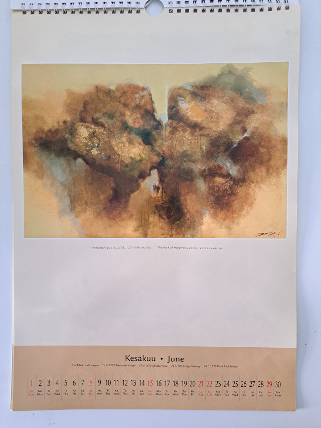 Olli Joki taidekalenteri