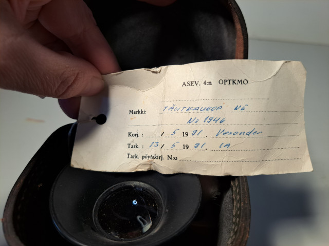 Vanha tykistön kiikari