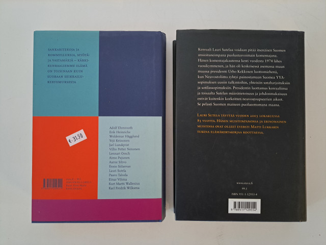 Kirjat Lauri Sutela ja värikkäät kenraalit