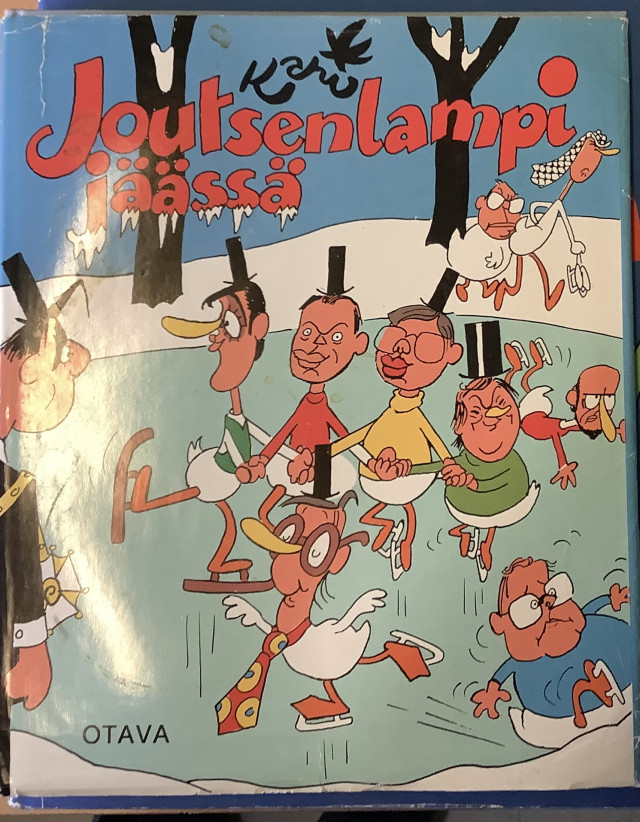 Kari: Joutsenlampi jäässä