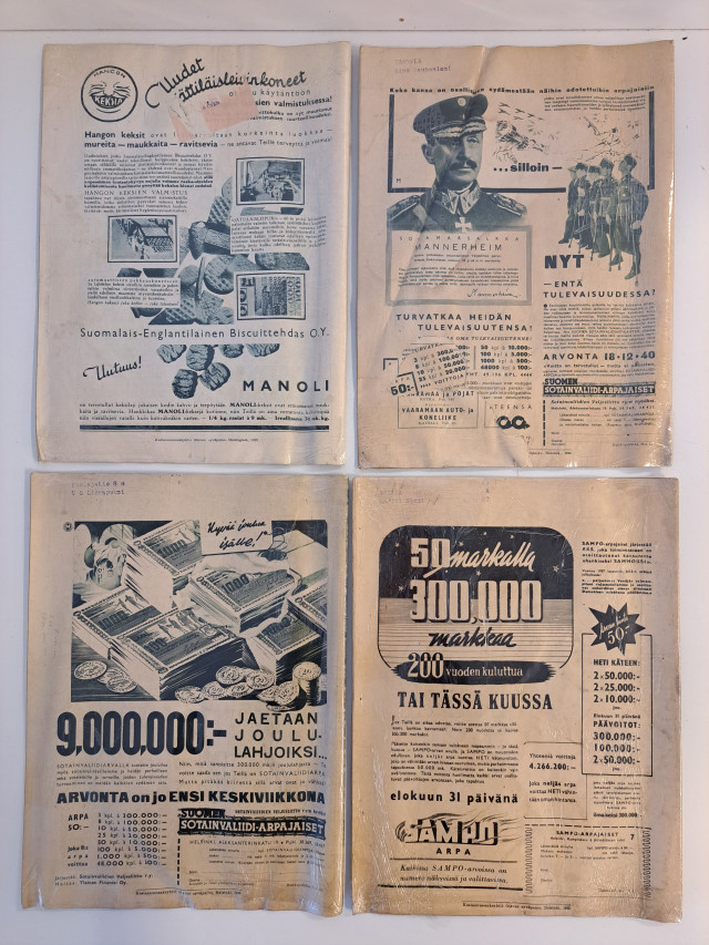 Hakkapeliitta lehdet 4kpl