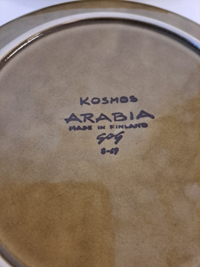 Arabia Kosmos lautaset 6kpl