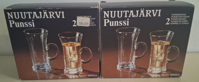 Nuutajärvi punssilasit