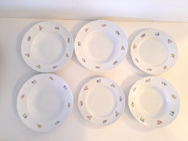 Arabian kukkalautaset 6kpl