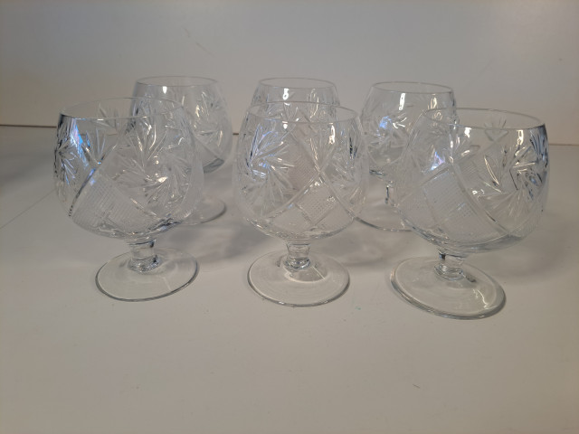 Kristalliviinilasit 6kpl