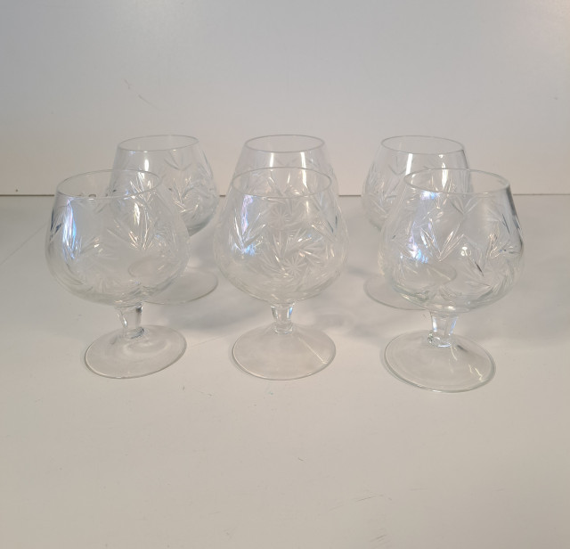 Kristalliviinilasit 6kpl