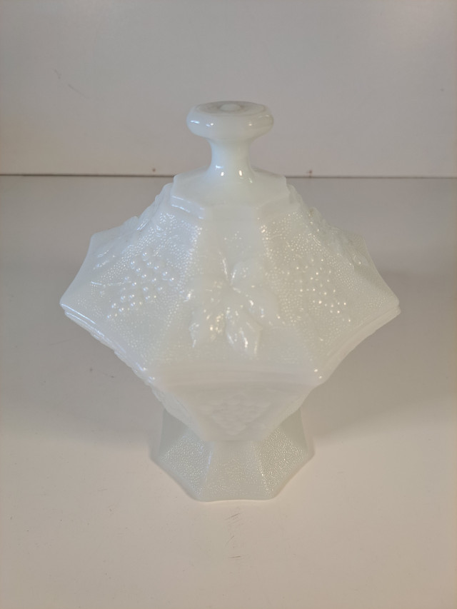 Vintage kannellinen karkkimalja, Anchor Hocking