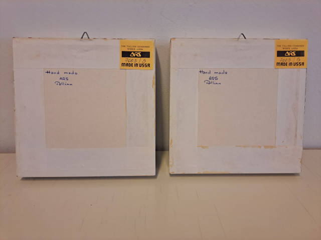 Keraamiset taulut, käsintehty Tallinna, USSR