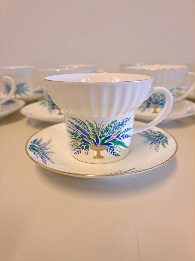 Lomonosov kahvikupit+asetit 9kpl