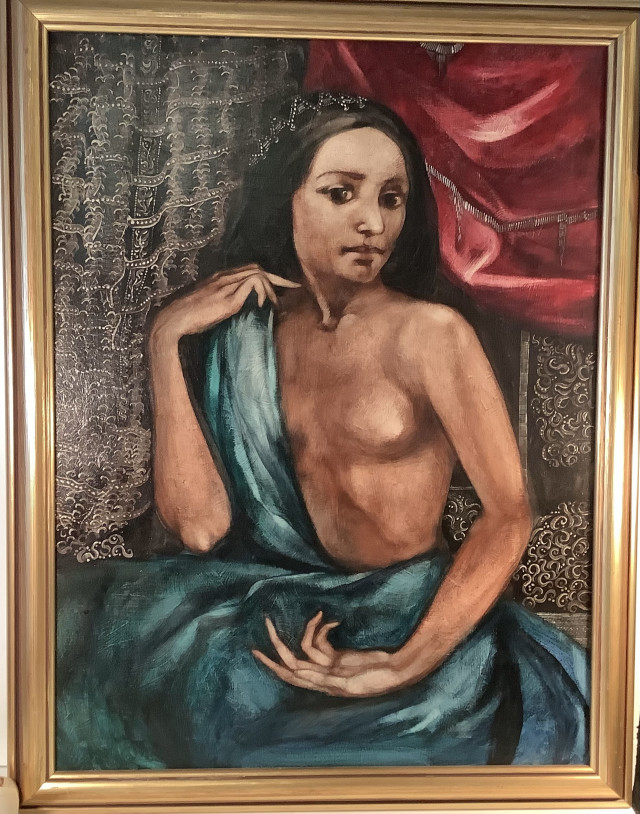 Leonid Lopatin:Öljyvärimaalaus kankaalle signeerattu