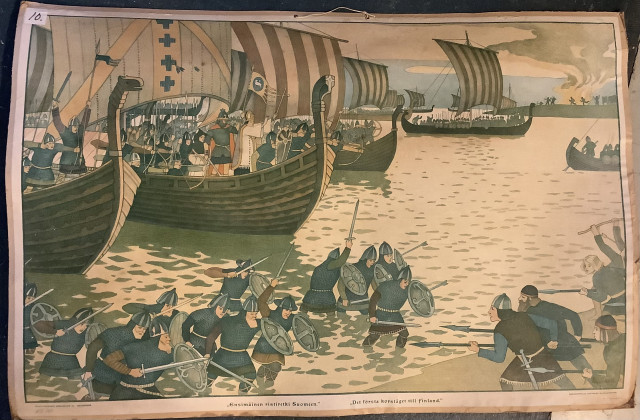 Opetustaulu ”ensimmäinen ristiretki Suomeen”