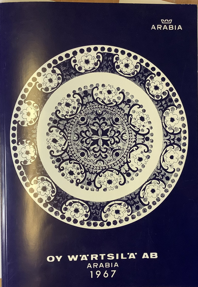 Arabian talous- ja koristetavaraluettelo kuvineen 1967