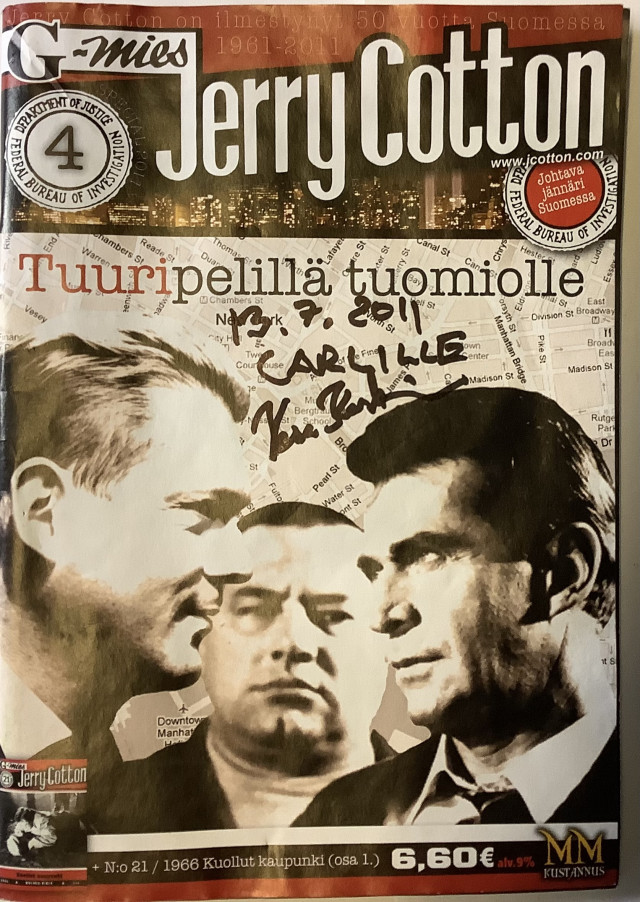 Jerry Cotton ”Tuuripelillä tuomiolle”