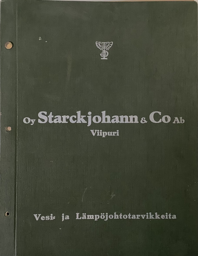 Oy Starckjohann&Co Ab Viipuri tuoteluettelo 230 sivua