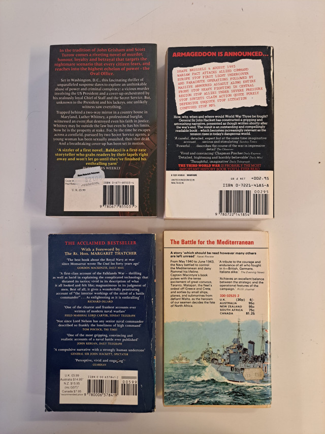 Englanninkielistä sotakirjallisuutta