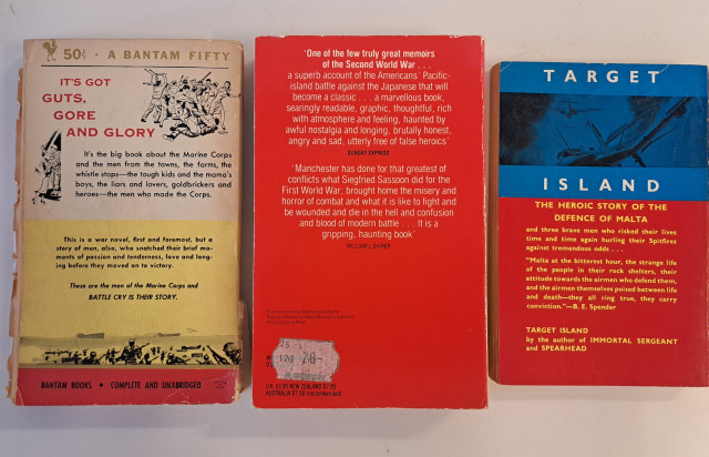 Englanninkielistä sotakirjallisuutta