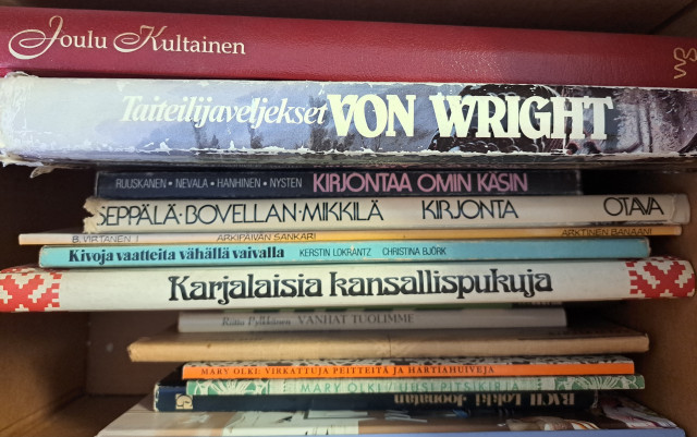 Kirjallisuutta mm.Taiteilijaveljekset Von Wright & Weilin&Göös Joulu Kultainen