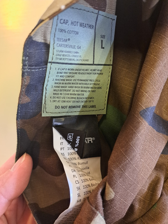 Miltec lakki käyttämätön koko L