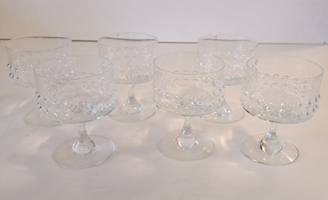 6kpl Nanny Still Grappo-cocktail lasit vintage