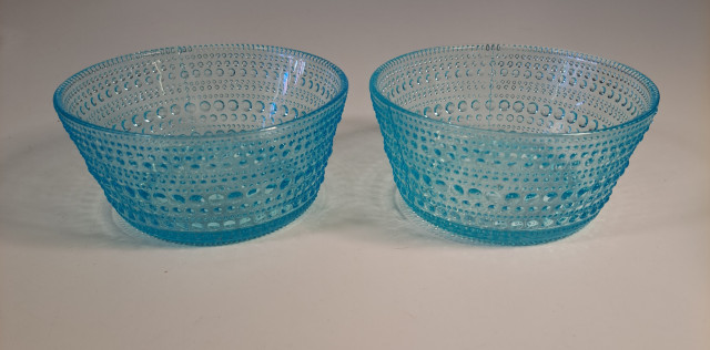 Iittalan turkoosit Kastehelmi kulhot 2kpl