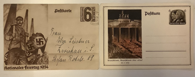 Postikortit 1933 ja 1934
