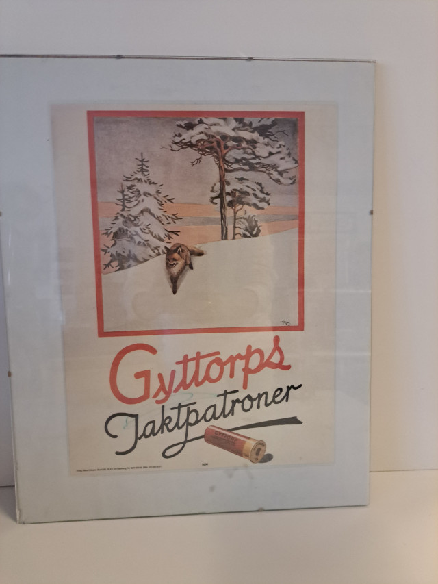 Gyttorps kehystetty mainos