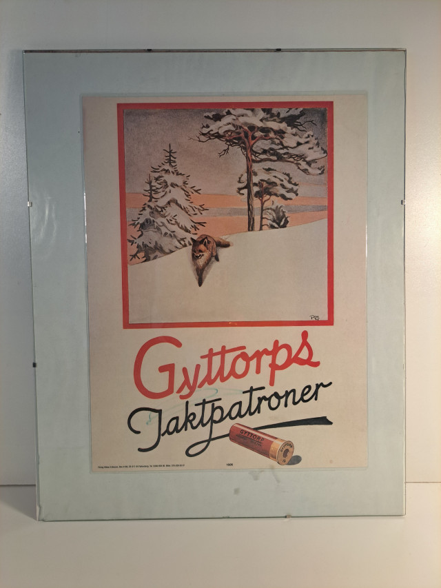 Gyttorps kehystetty mainos