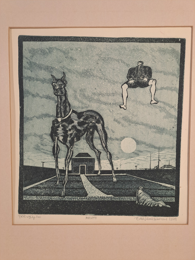 Grafiikanlehti "Aselepo" Erkki Sakari Heinonen 1974